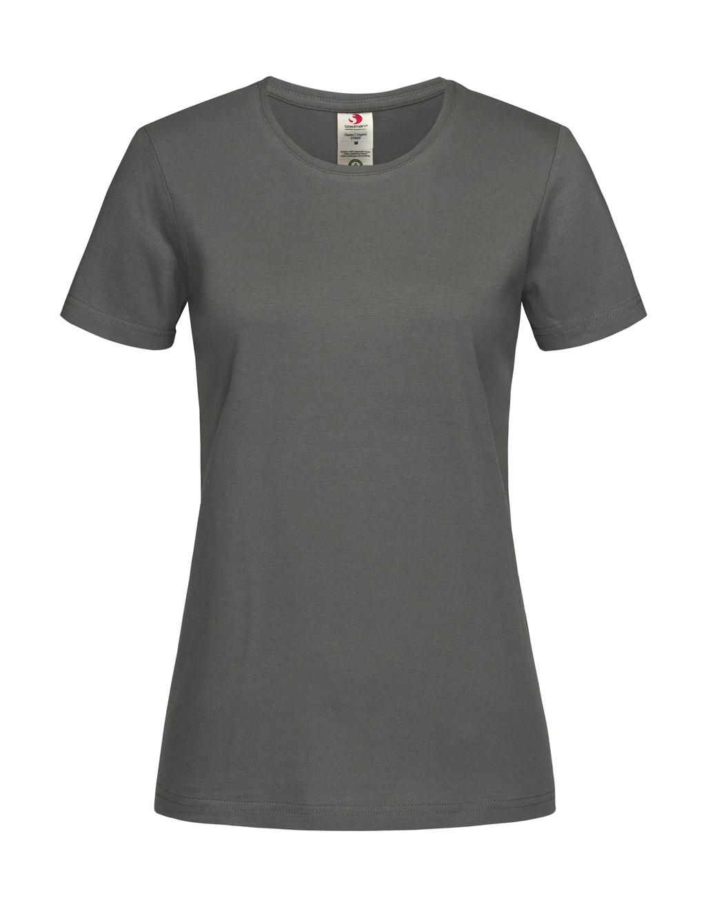  Classic-T Organic Fitted Women in Farbe Real Grey
