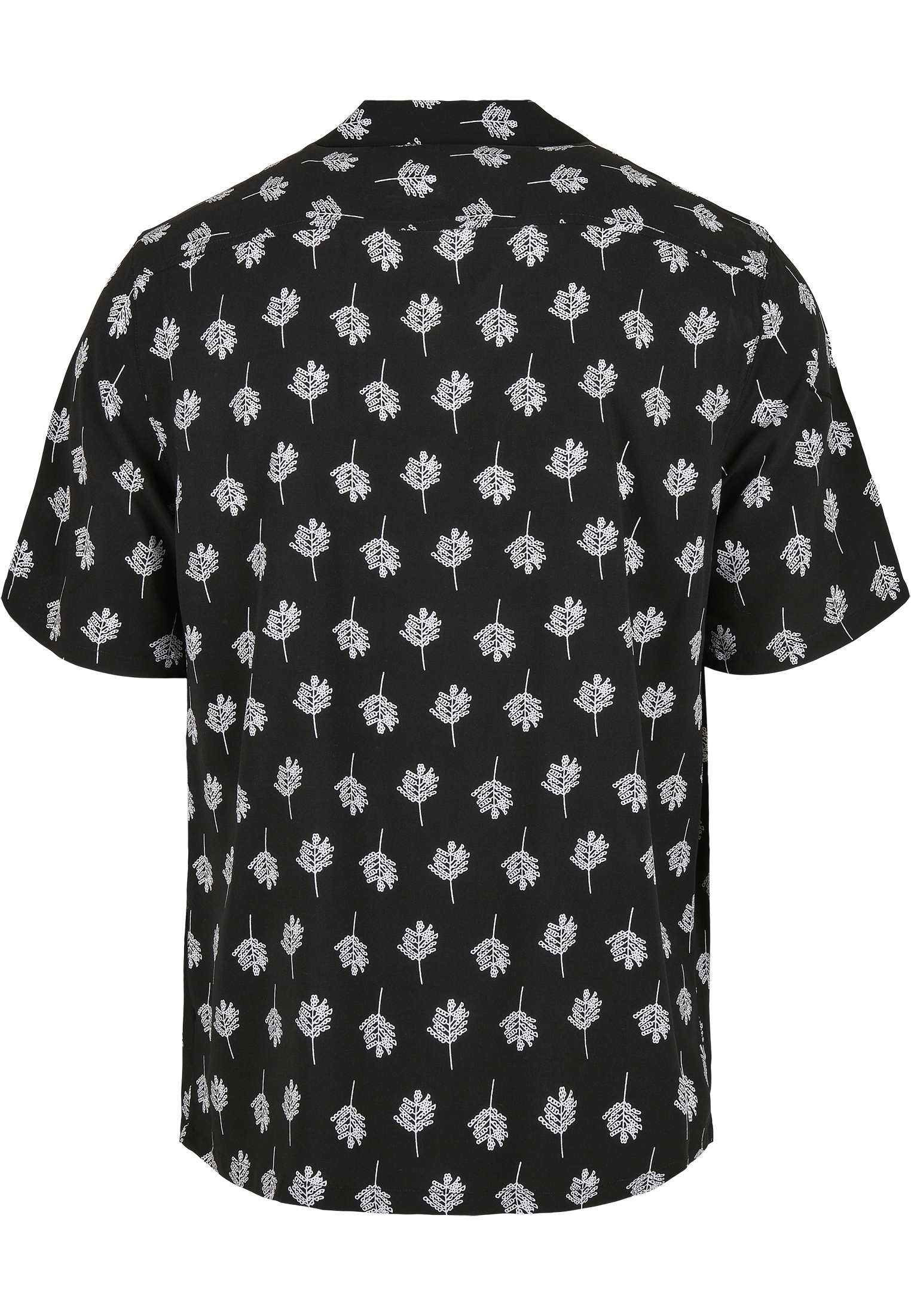 Hemden Viscose Resort Shirt in Farbe black blossom