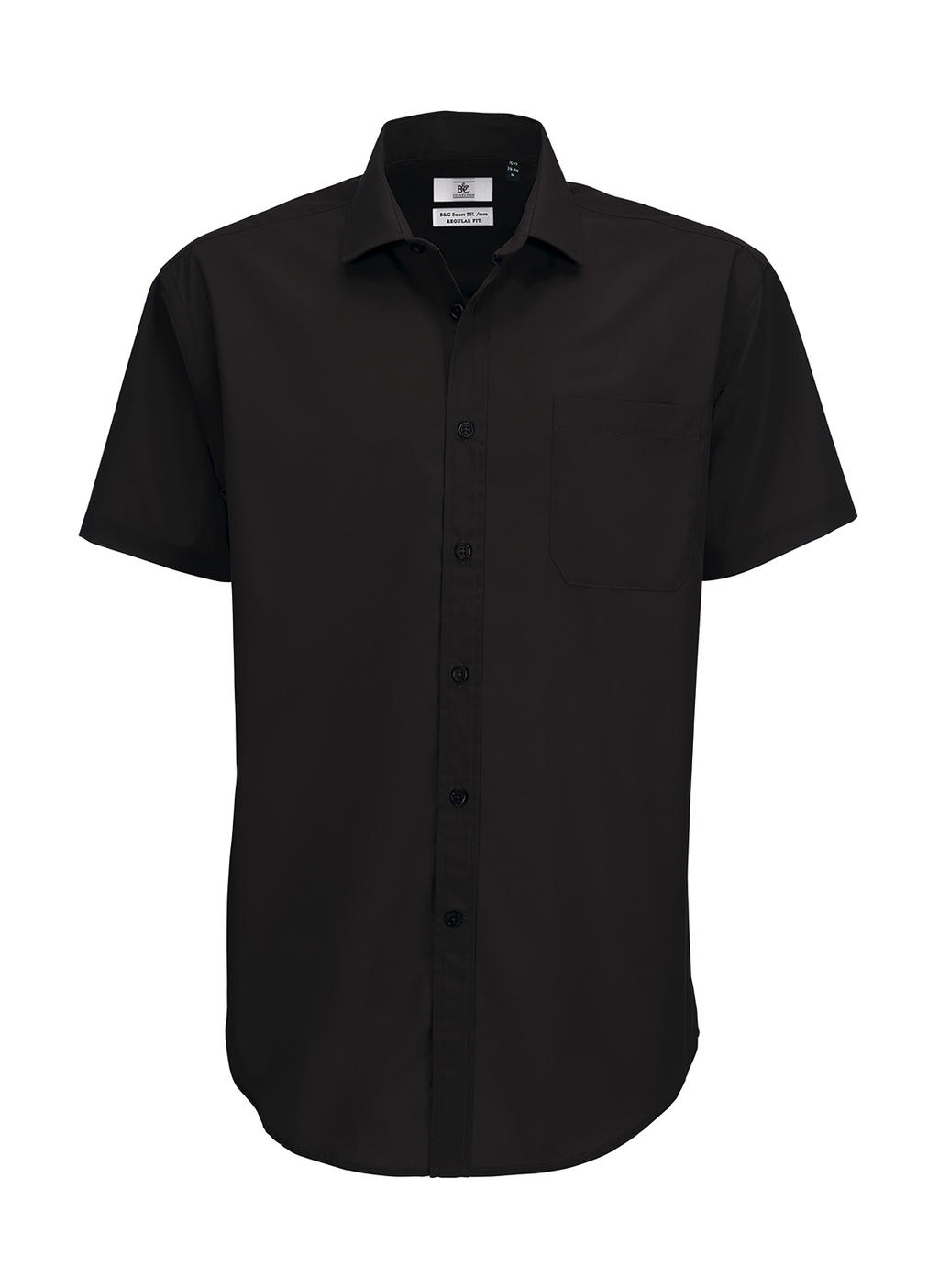  Smart SSL/men Poplin Shirt in Farbe Black