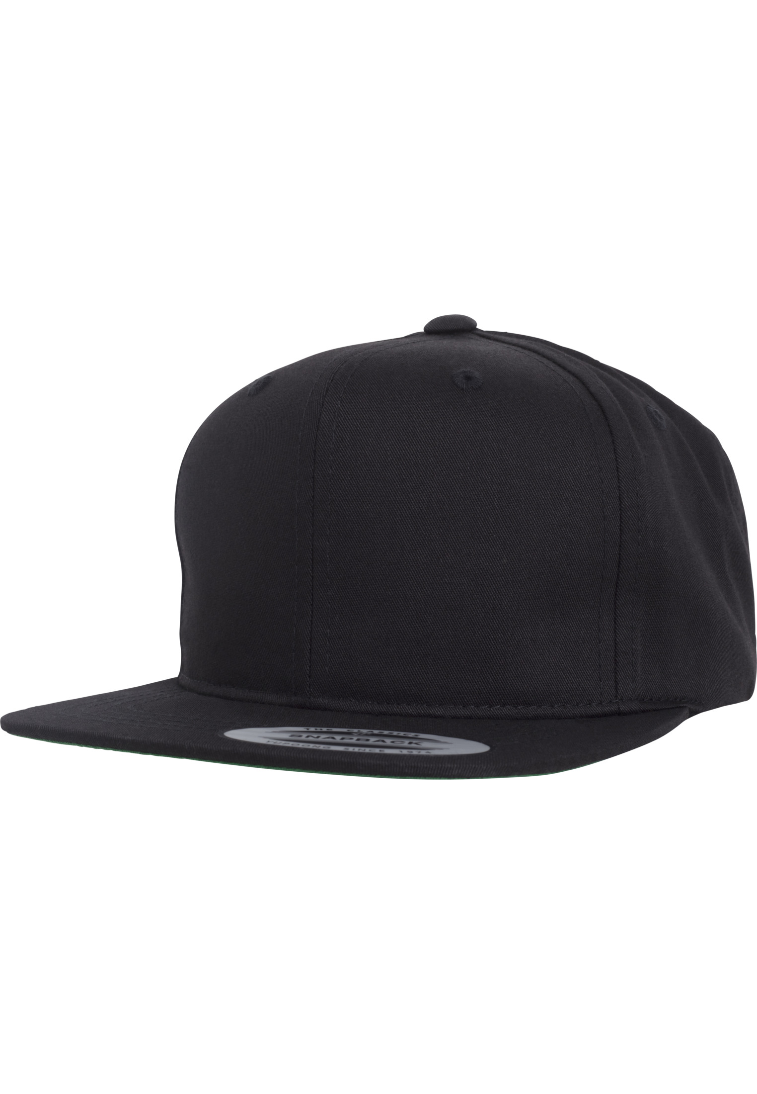Kids Pro-Style Twill Snapback Youth Cap in Farbe black