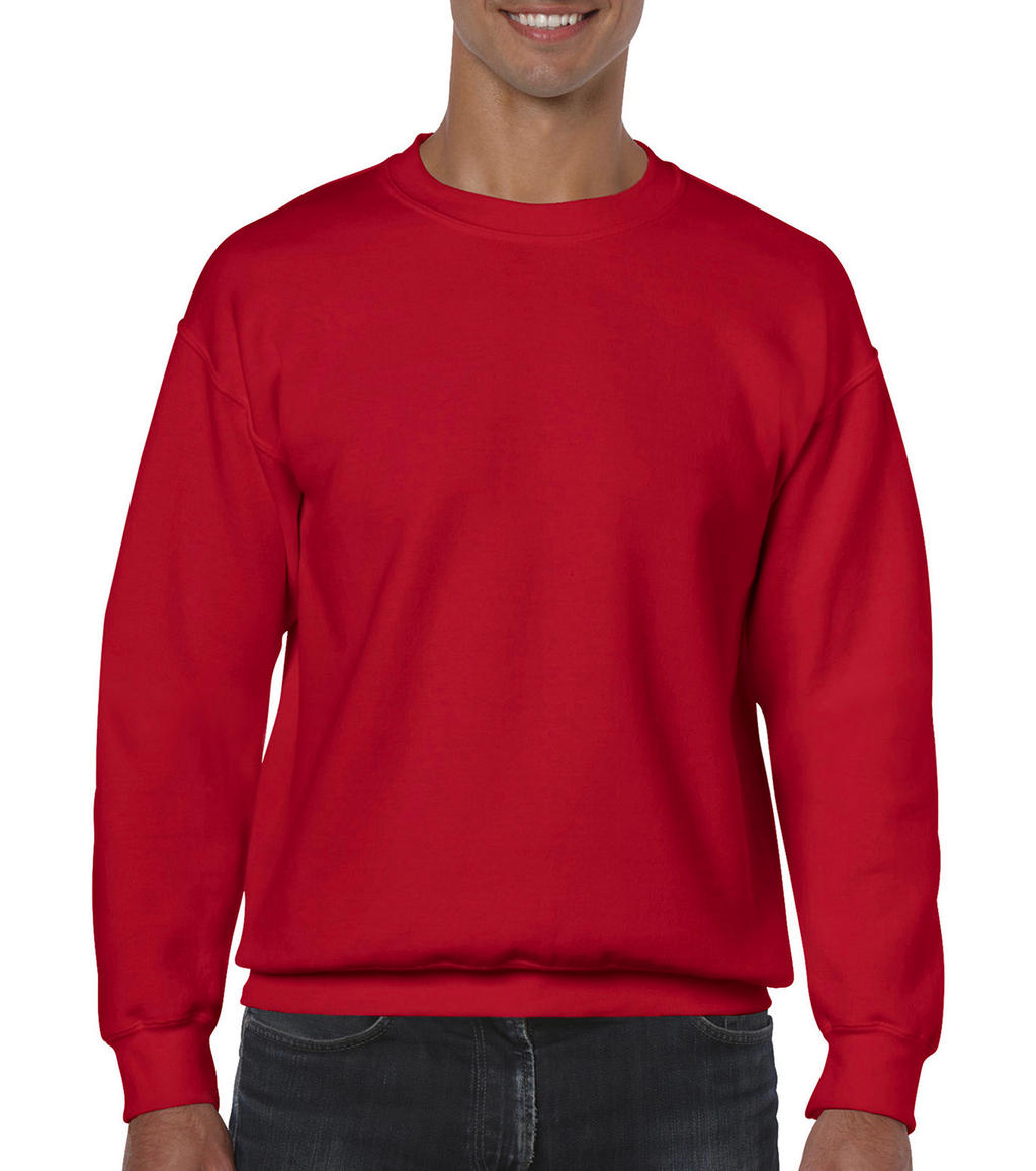  Heavy Blend Adult Crewneck Sweat in Farbe Red