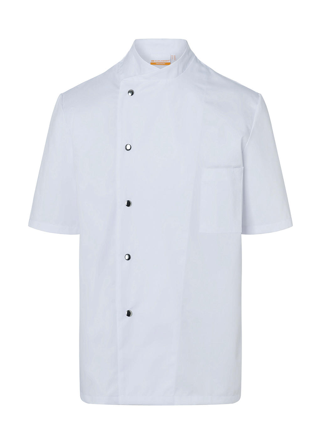  Chef Jacket Gustav Short Sleeve in Farbe White