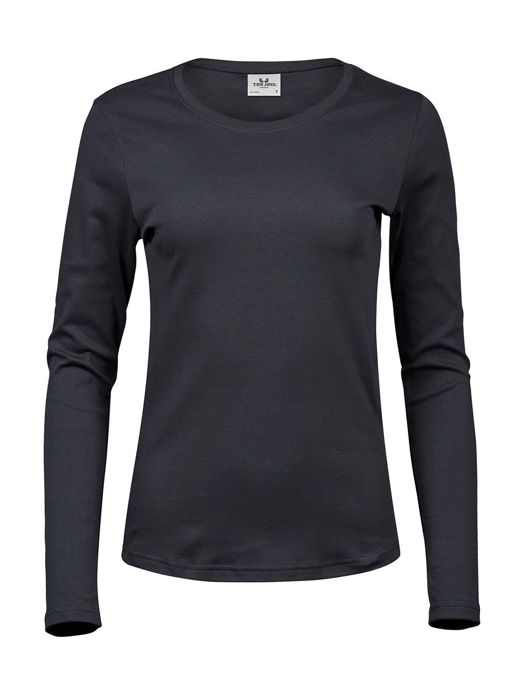  Ladies LS Interlock T-Shirt in Farbe Dark Grey