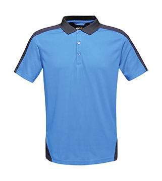  Contrast Coolweave Polo in Farbe New Royal/Navy
