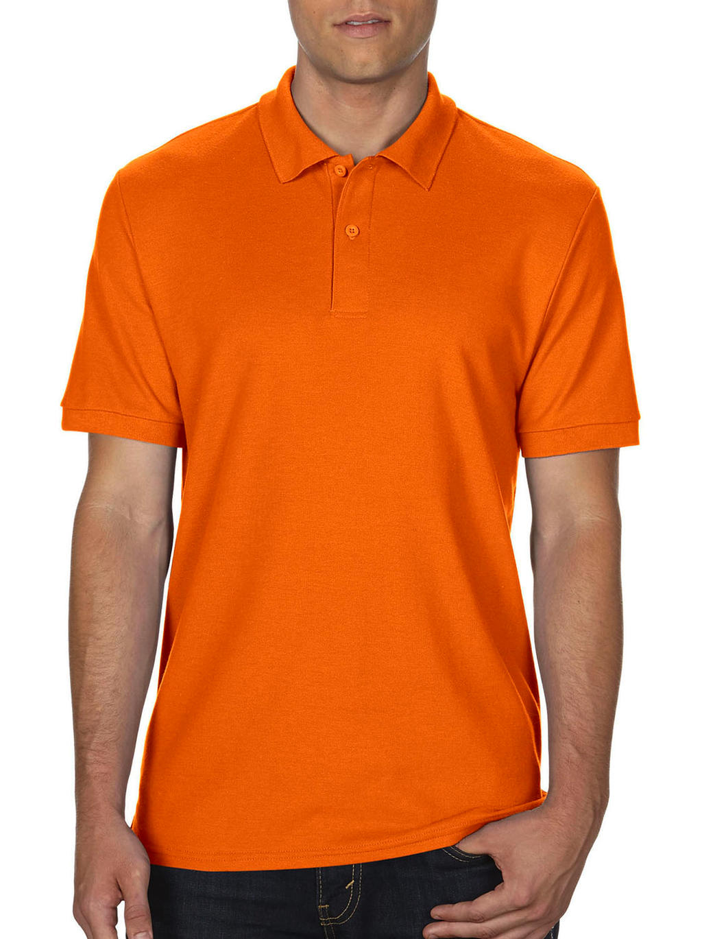  DryBlend? Double Piqu? Polo in Farbe Safety Orange