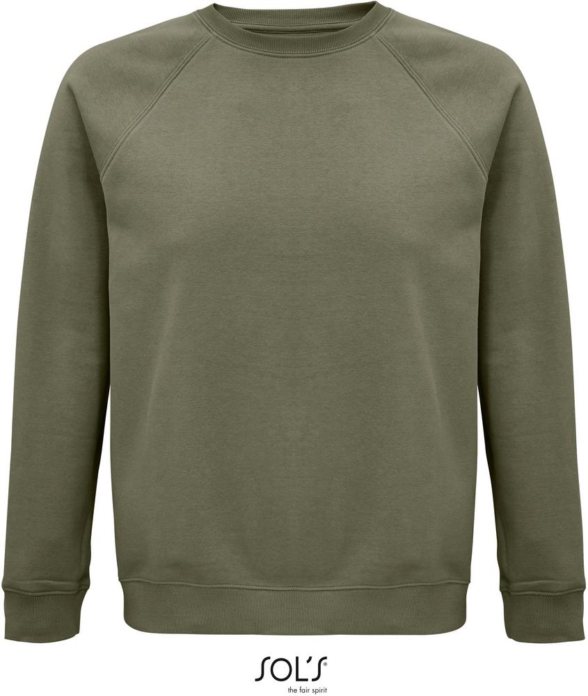 Sweatshirt Space Sweatshirt Unisex, Rundhals in Farbe khaki