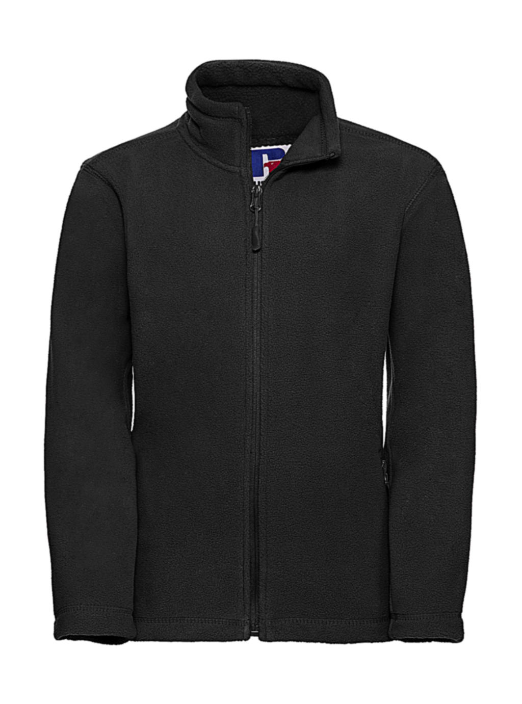  Kids Full Zip Outdoor Fleece in Farbe Black