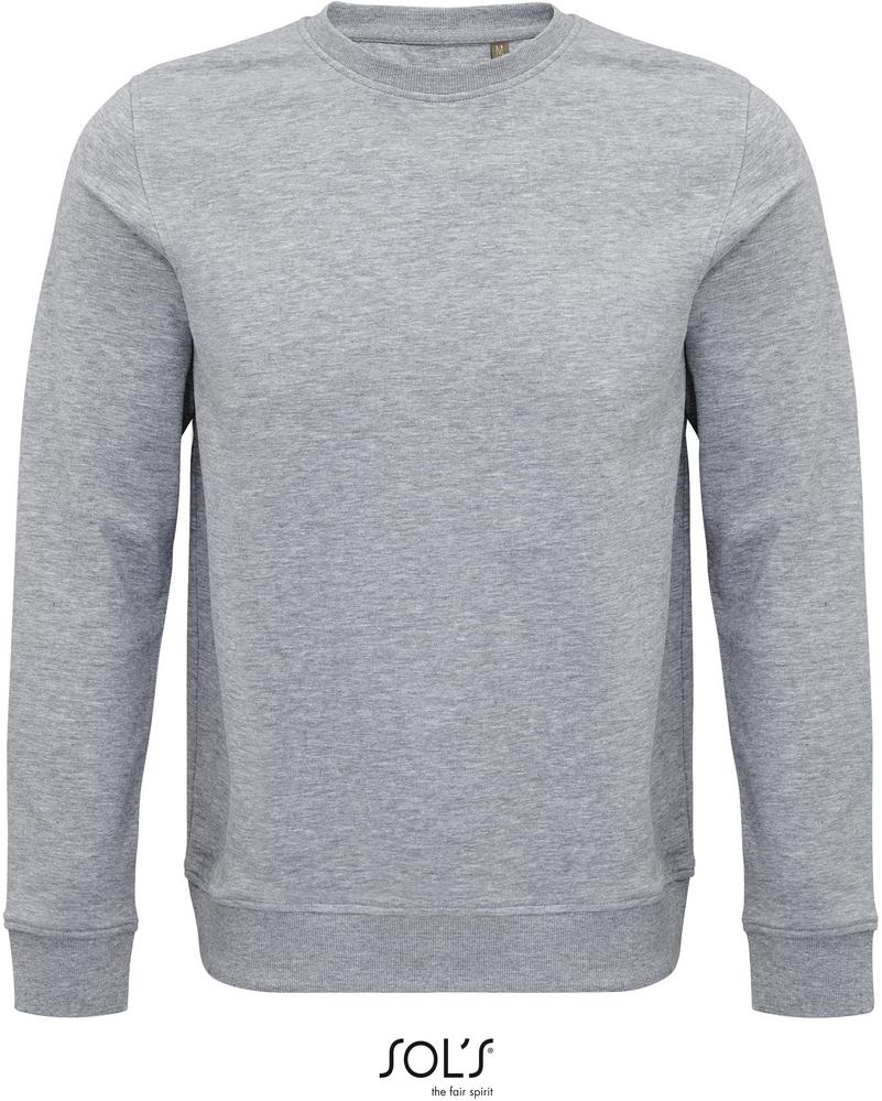 Sweatshirt Comet Sweatshirt Unisex, Rundhals in Farbe grey melange