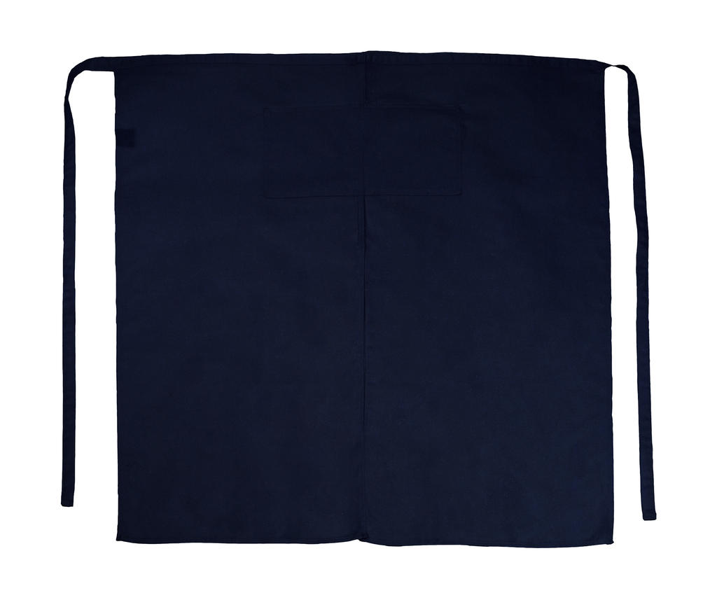  Berlin Long Bistro Apron with Vent and Pocket in Farbe Navy