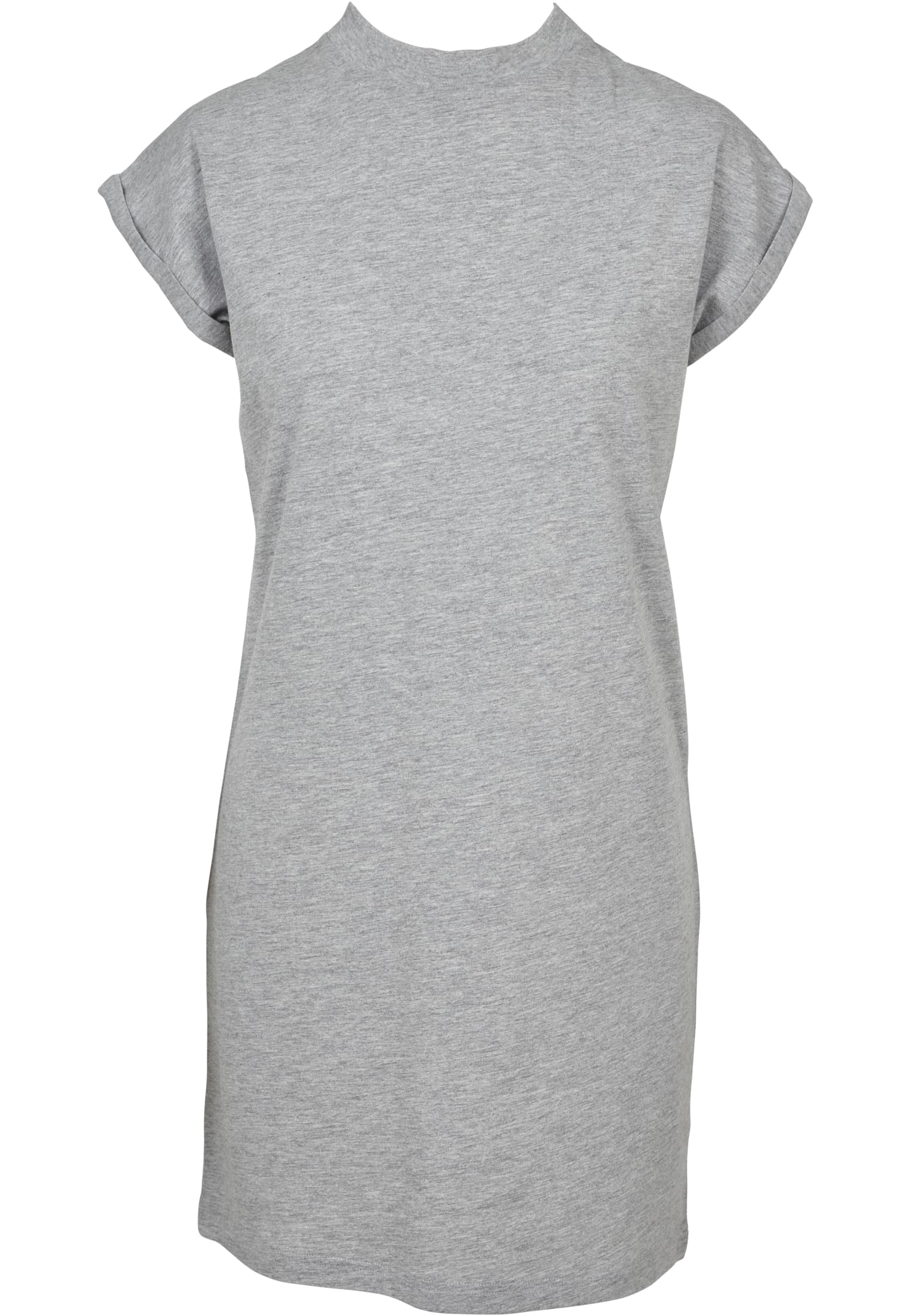 Frauen Ladies Turtle Extended Shoulder Dress in Farbe grey