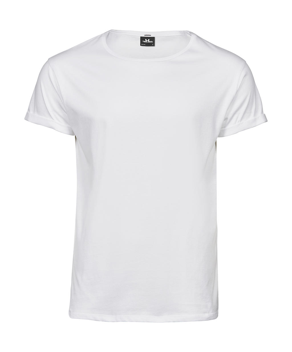  Roll-Up Tee in Farbe White