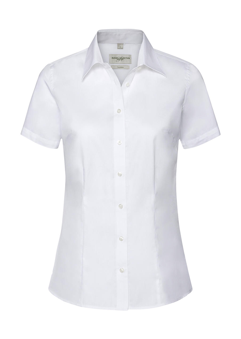  Ladies Tailored Coolmax? Shirt in Farbe White