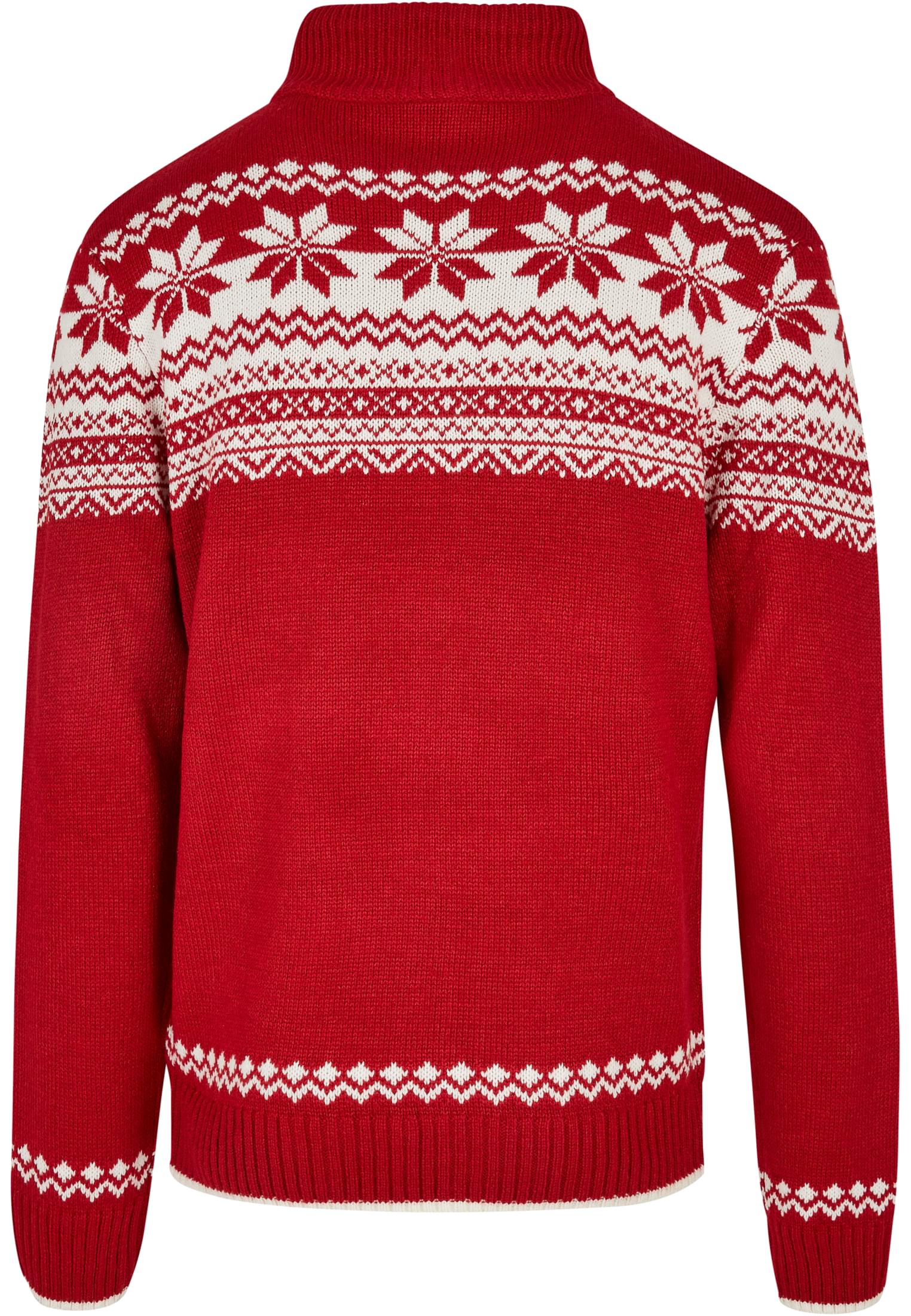 Pullover Cardigan Norweger in Farbe red