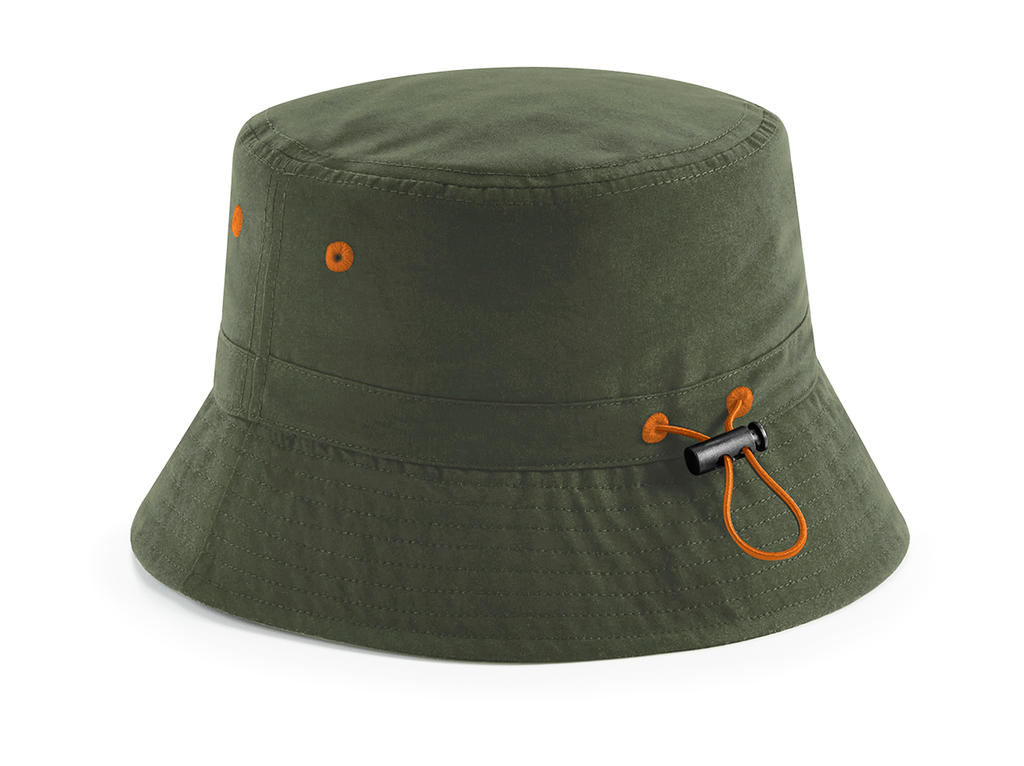 Recycled Polyester Bucket Hat in Farbe Black