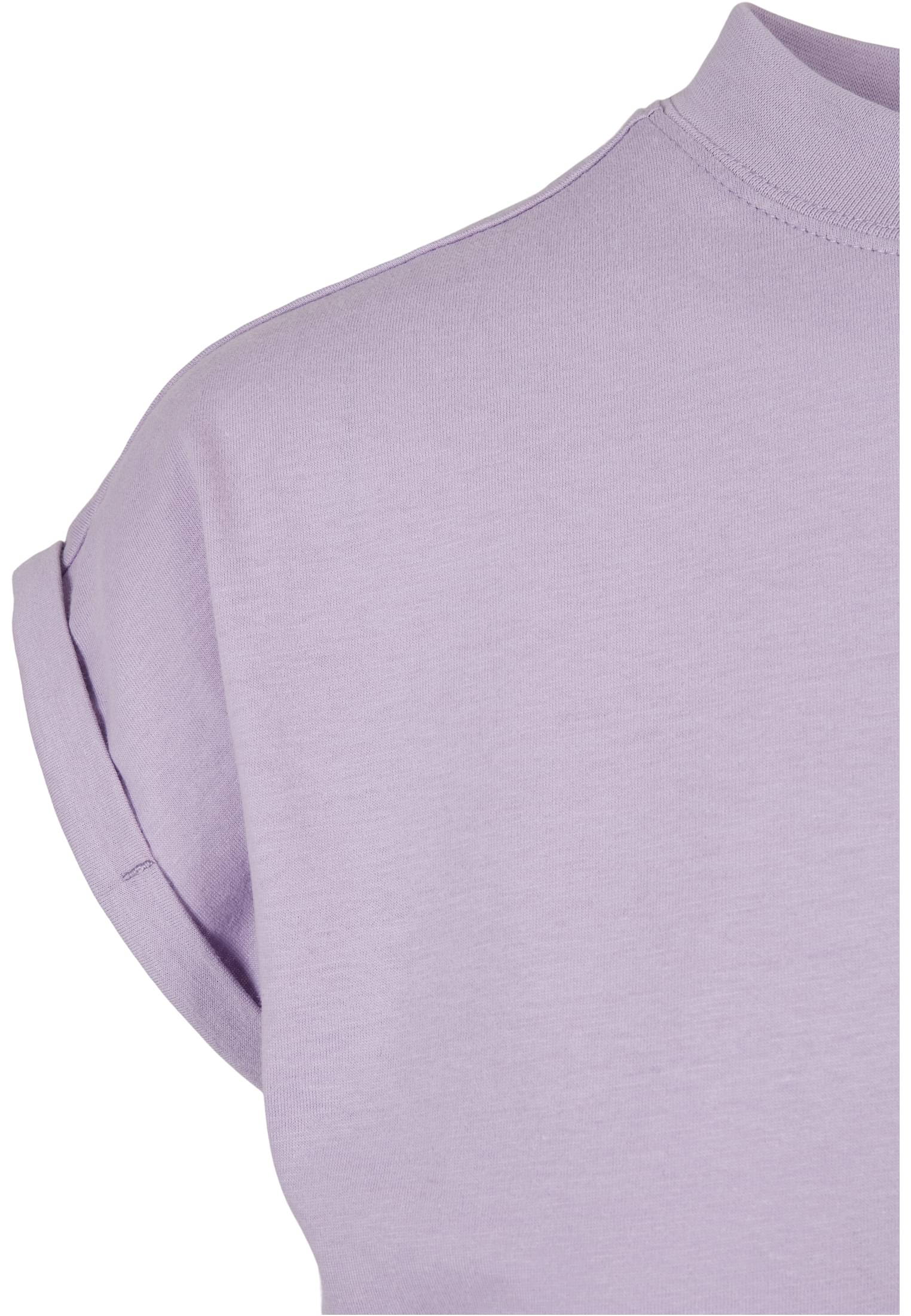Frauen Ladies Turtle Extended Shoulder Dress in Farbe lilac