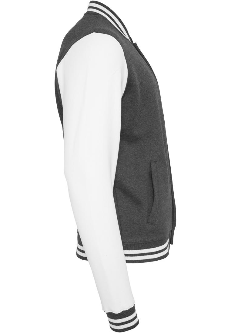 College Jacken 2-tone College Sweatjacket in Farbe cha/wht
