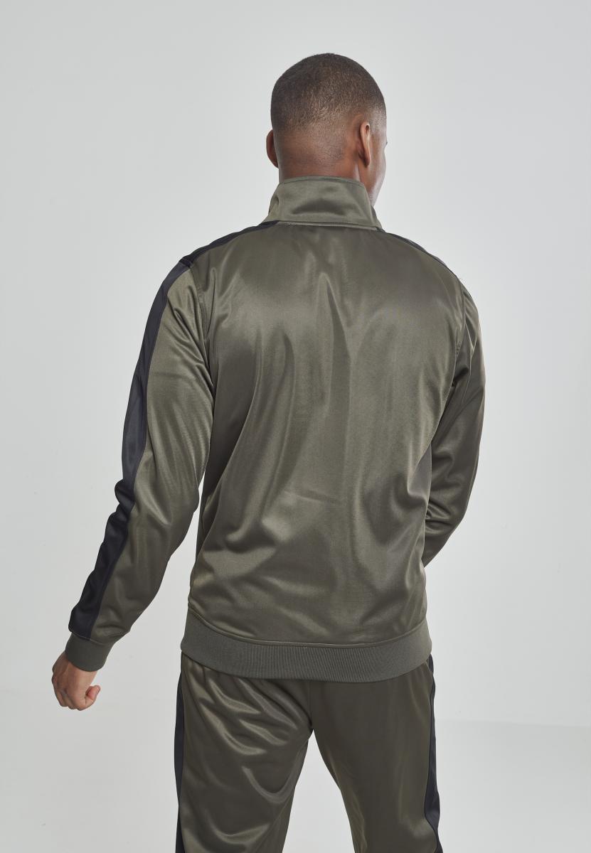 Leichte Jacken Track Jacket in Farbe darkolive/black