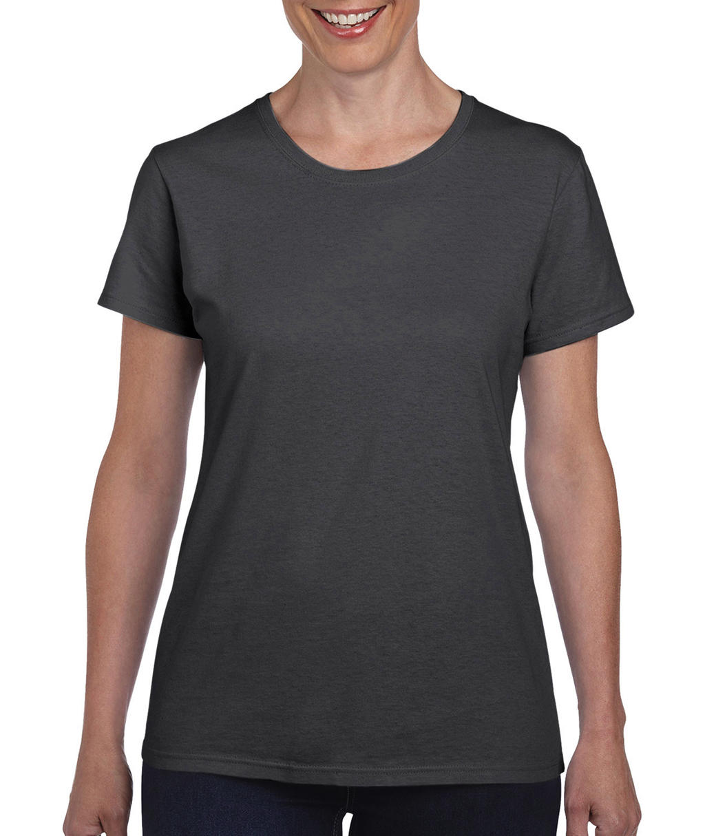  Ladies Heavy Cotton T-Shirt in Farbe Dark Heather