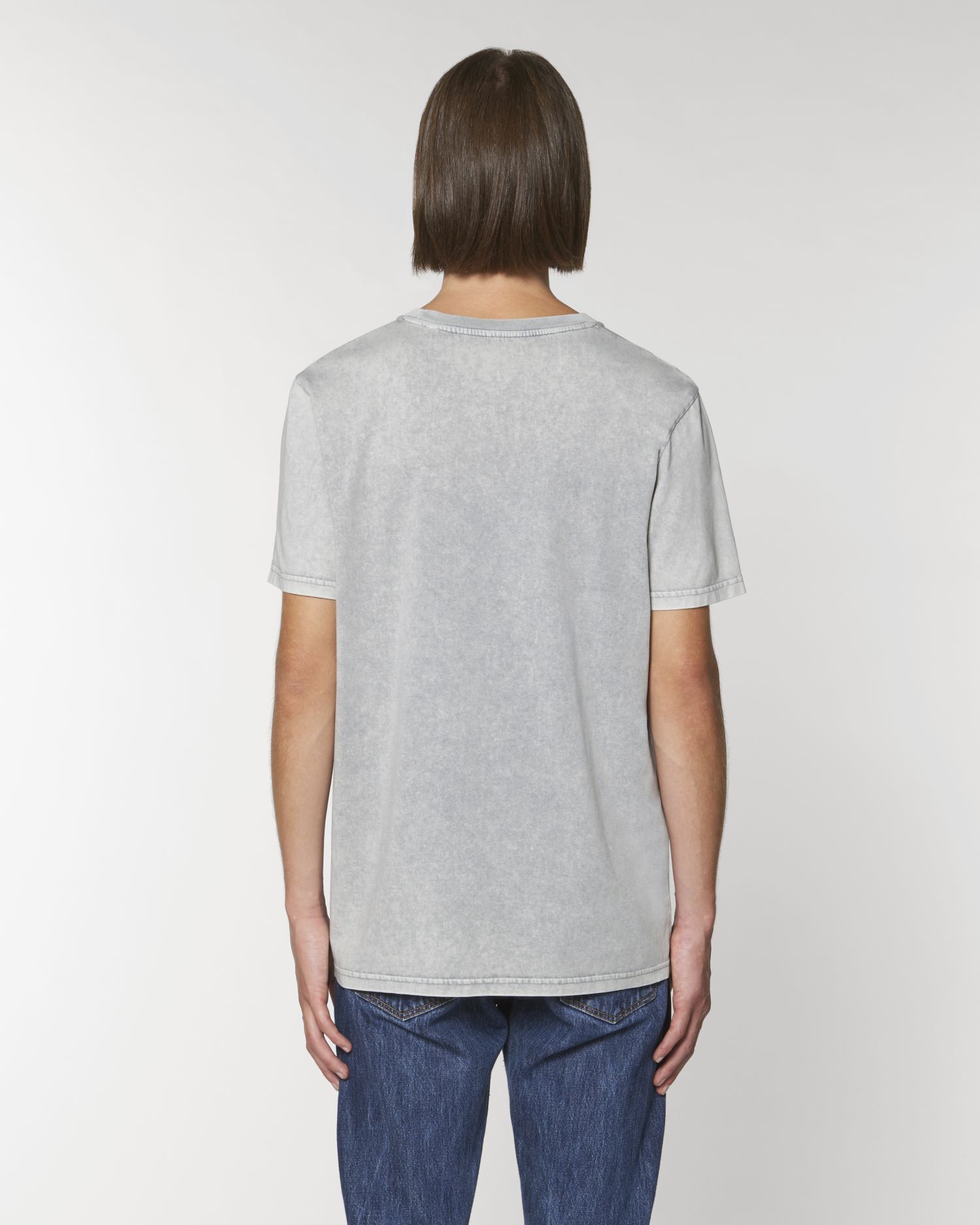 T-Shirt Creator Vintage in Farbe G. Dyed Aged Light Grey