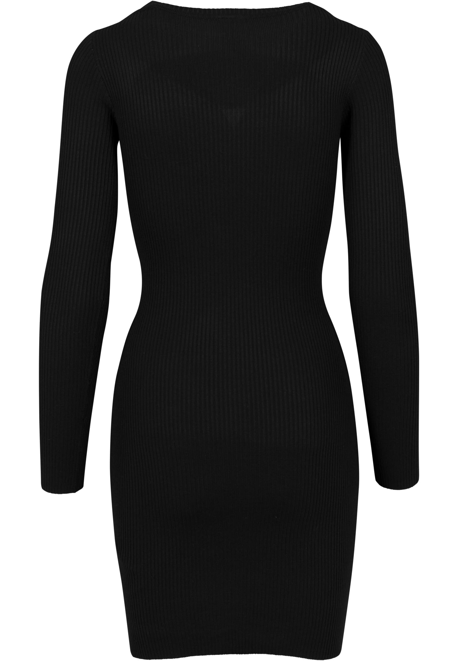Damen Ladies Cut Out Dress in Farbe black