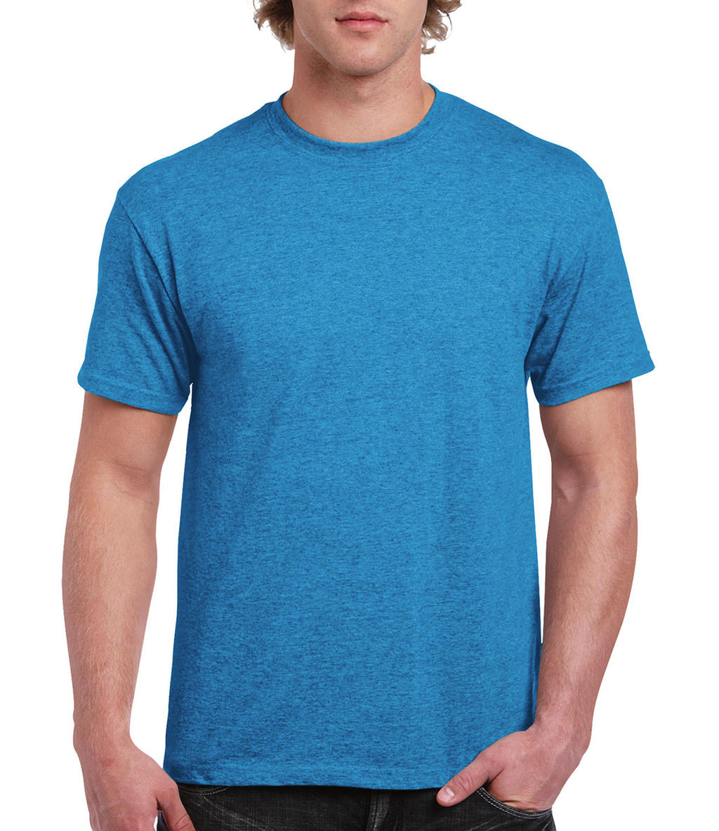  Heavy Cotton Adult T-Shirt in Farbe Heather Sapphire