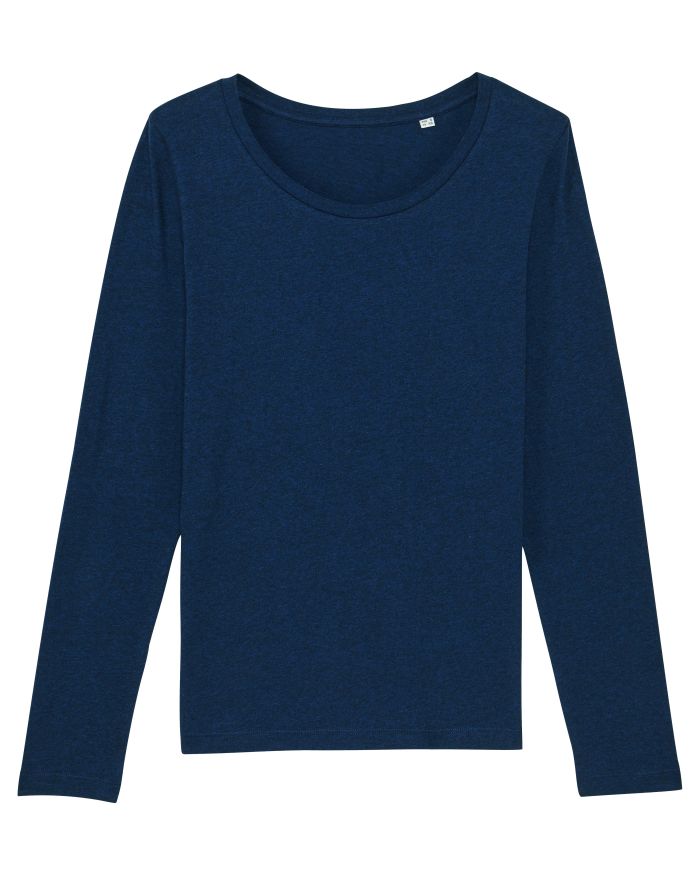 T-Shirt Stella Singer in Farbe Black Heather Blue