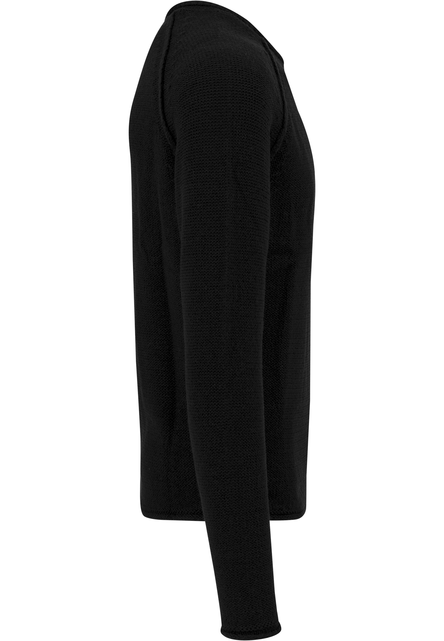 Crewnecks Raglan Wideneck Sweater in Farbe black