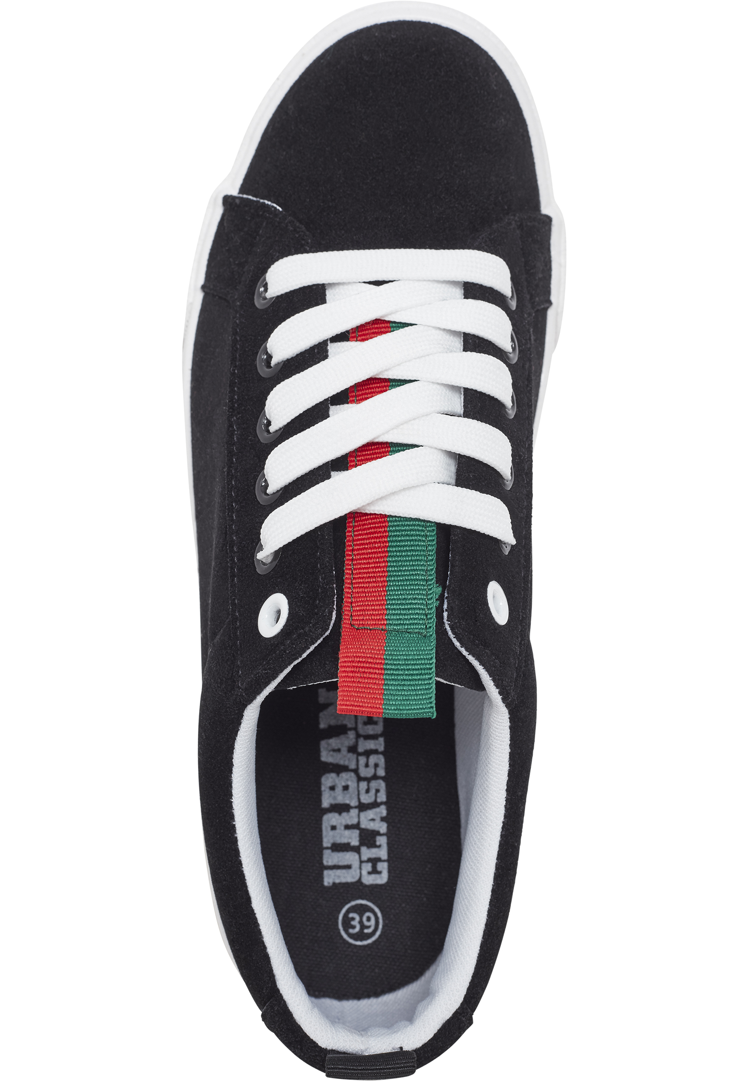 Schuhe Velour Sneaker in Farbe blk/stripes