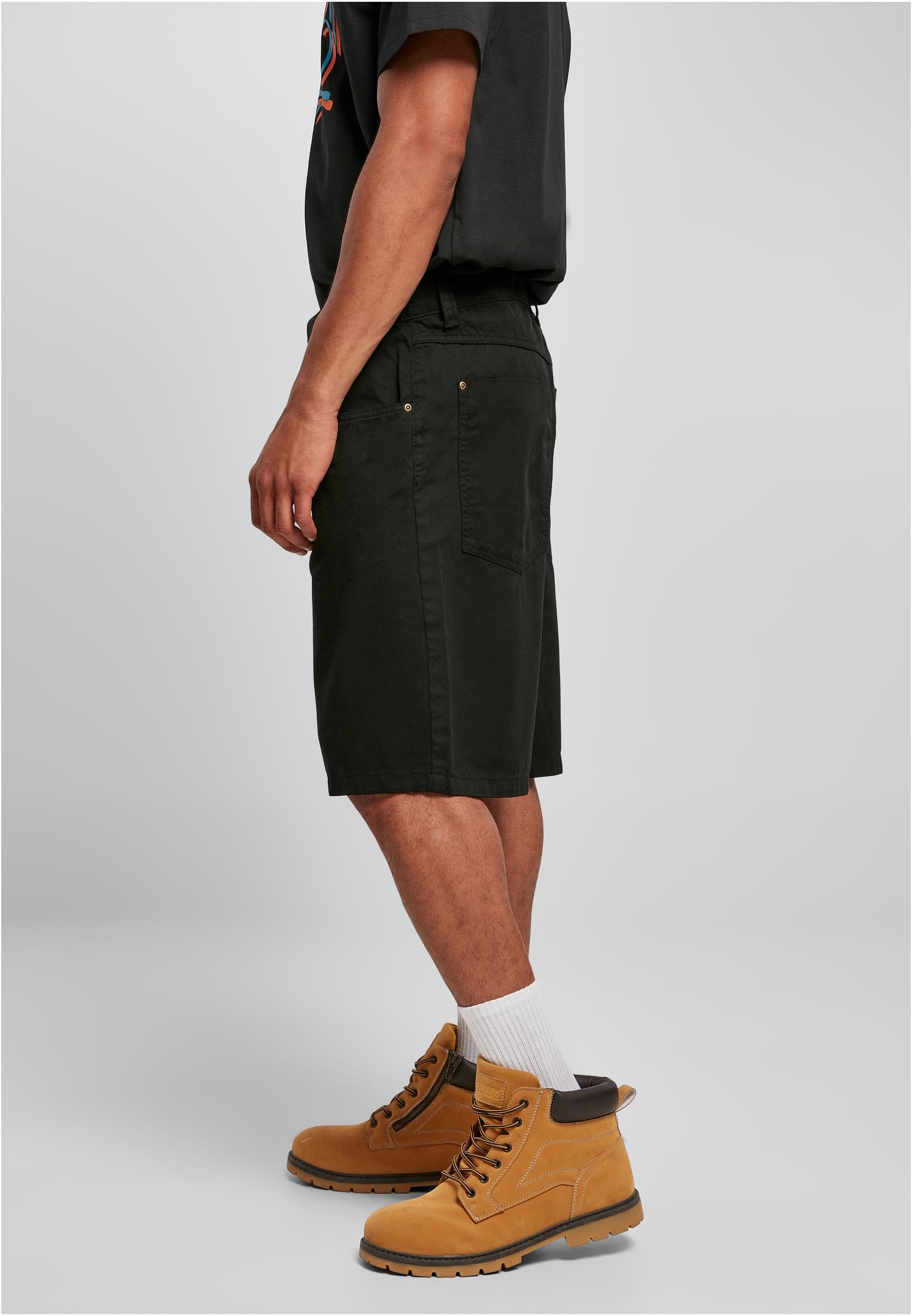 Southpole Southpole Twill Chino Shorts in Farbe black