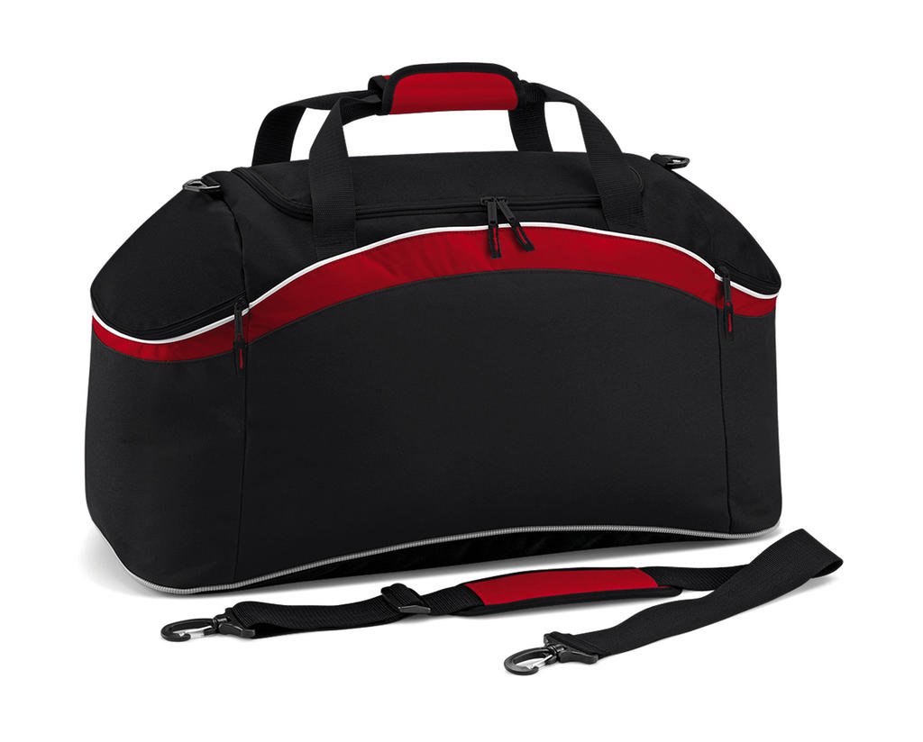 Teamwear Holdall in Farbe Black/Classic Red/White