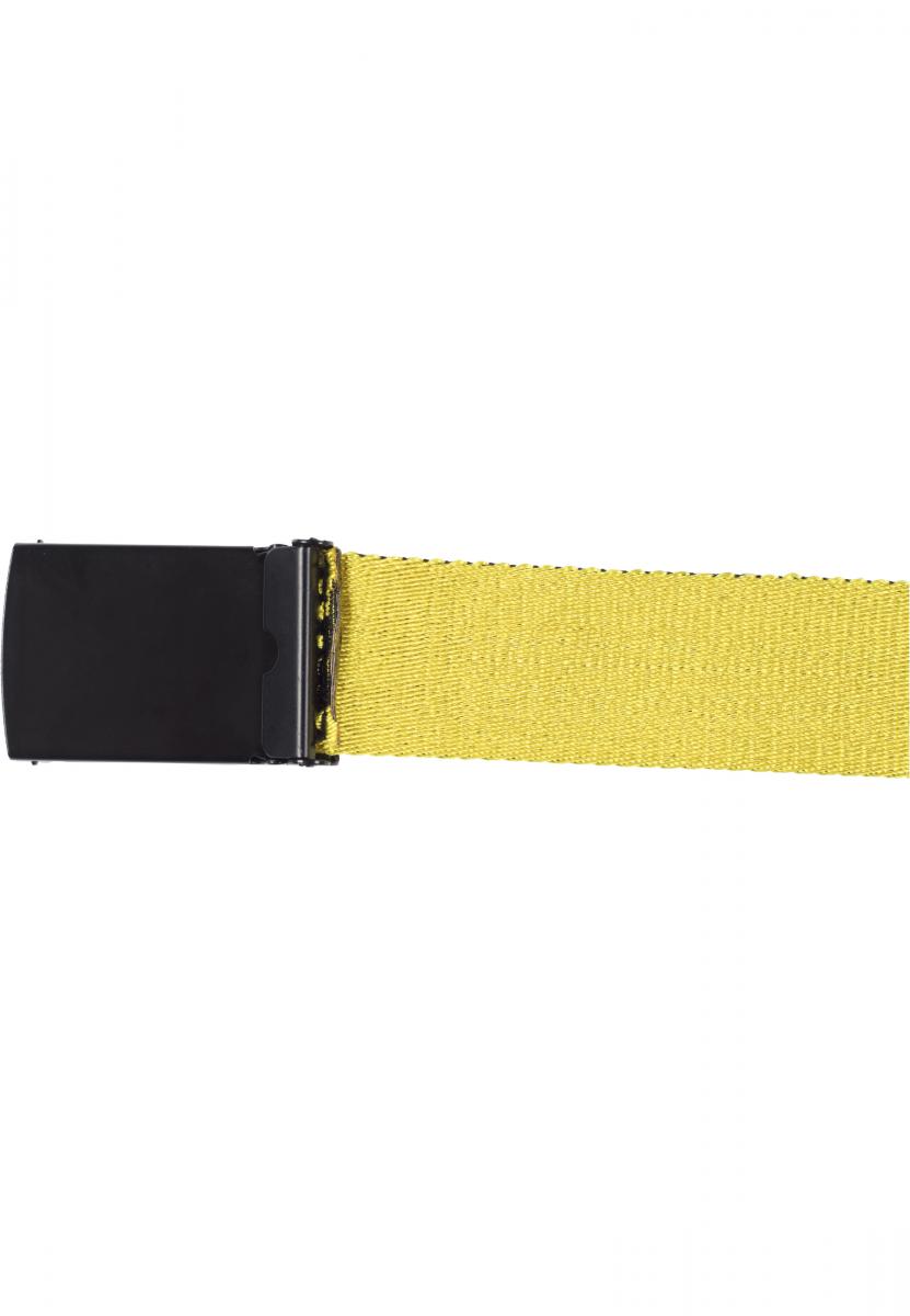 G?rtel Jaquard Logo Belt in Farbe blk/yellow/blk
