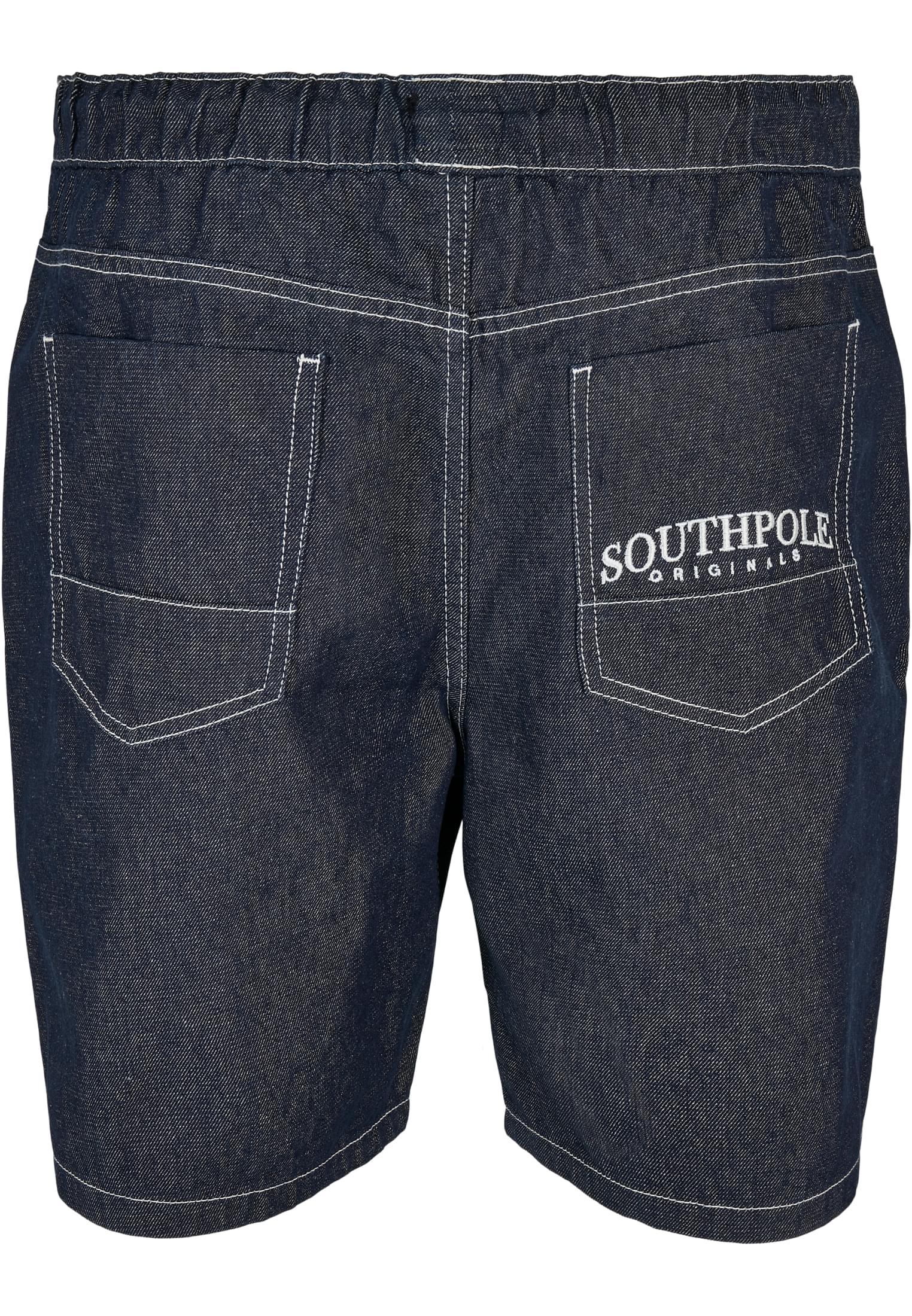 Saisonware Southpole Denim Shorts in Farbe darkblue washed