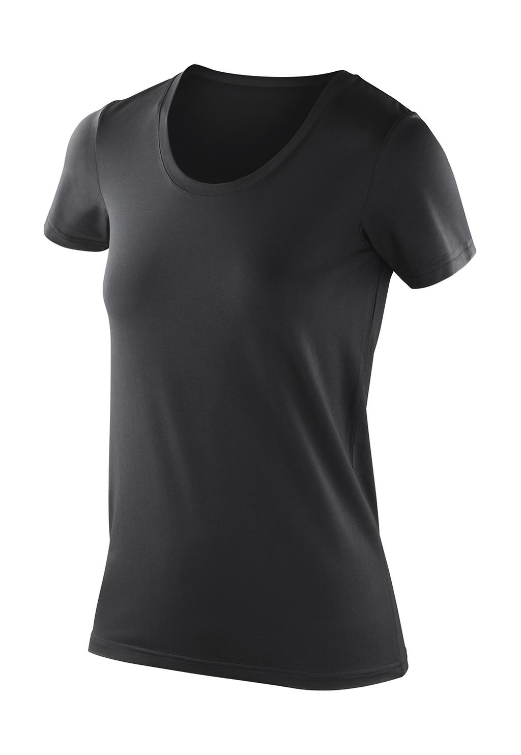  Womens Impact Softex? T-Shirt in Farbe Black