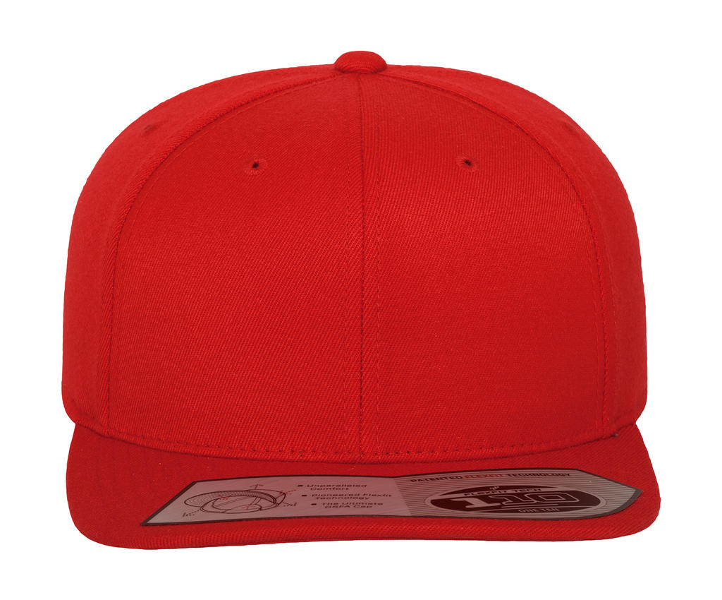  Fitted Snapback in Farbe Red