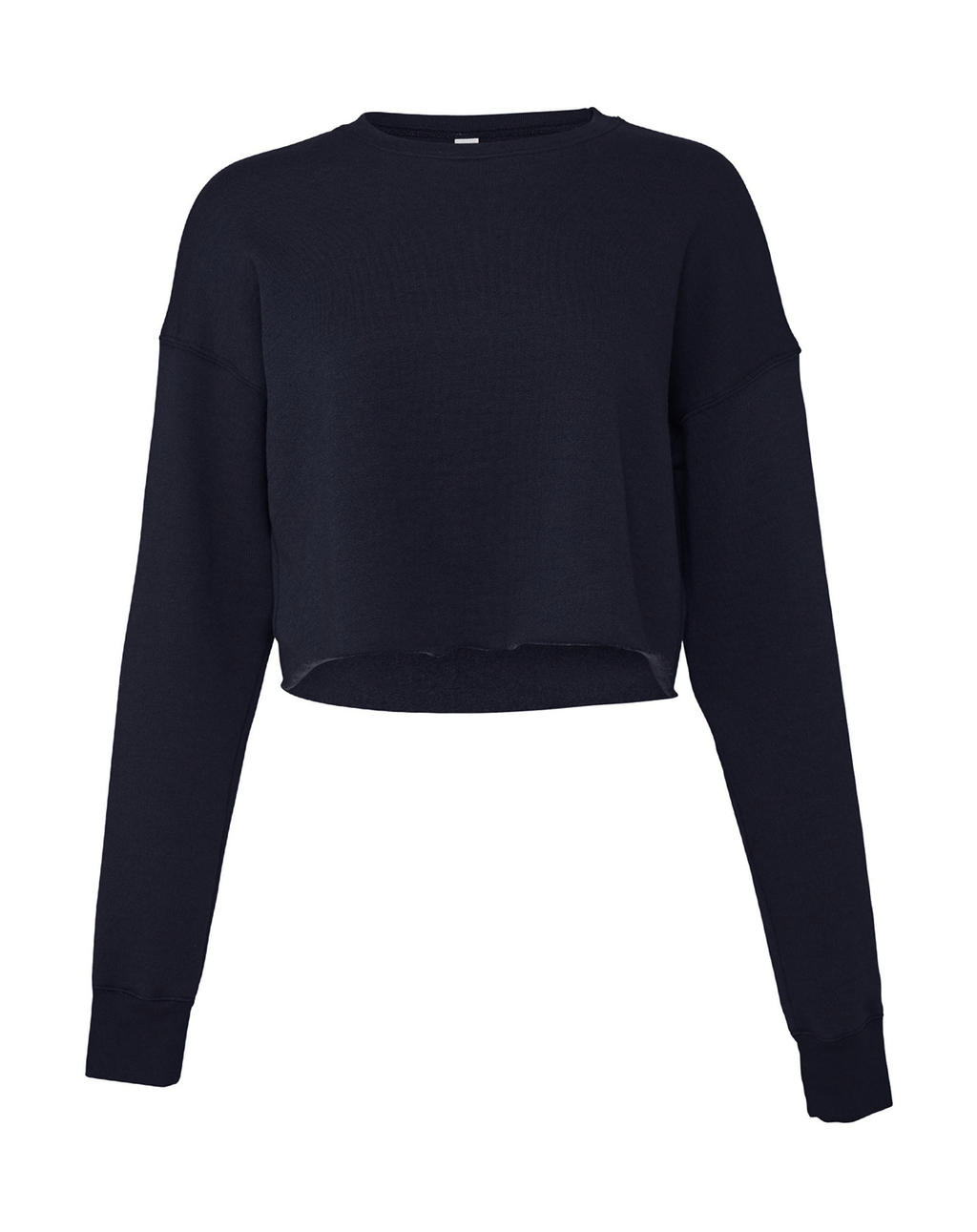  Womens Cropped Crew Fleece in Farbe Navy