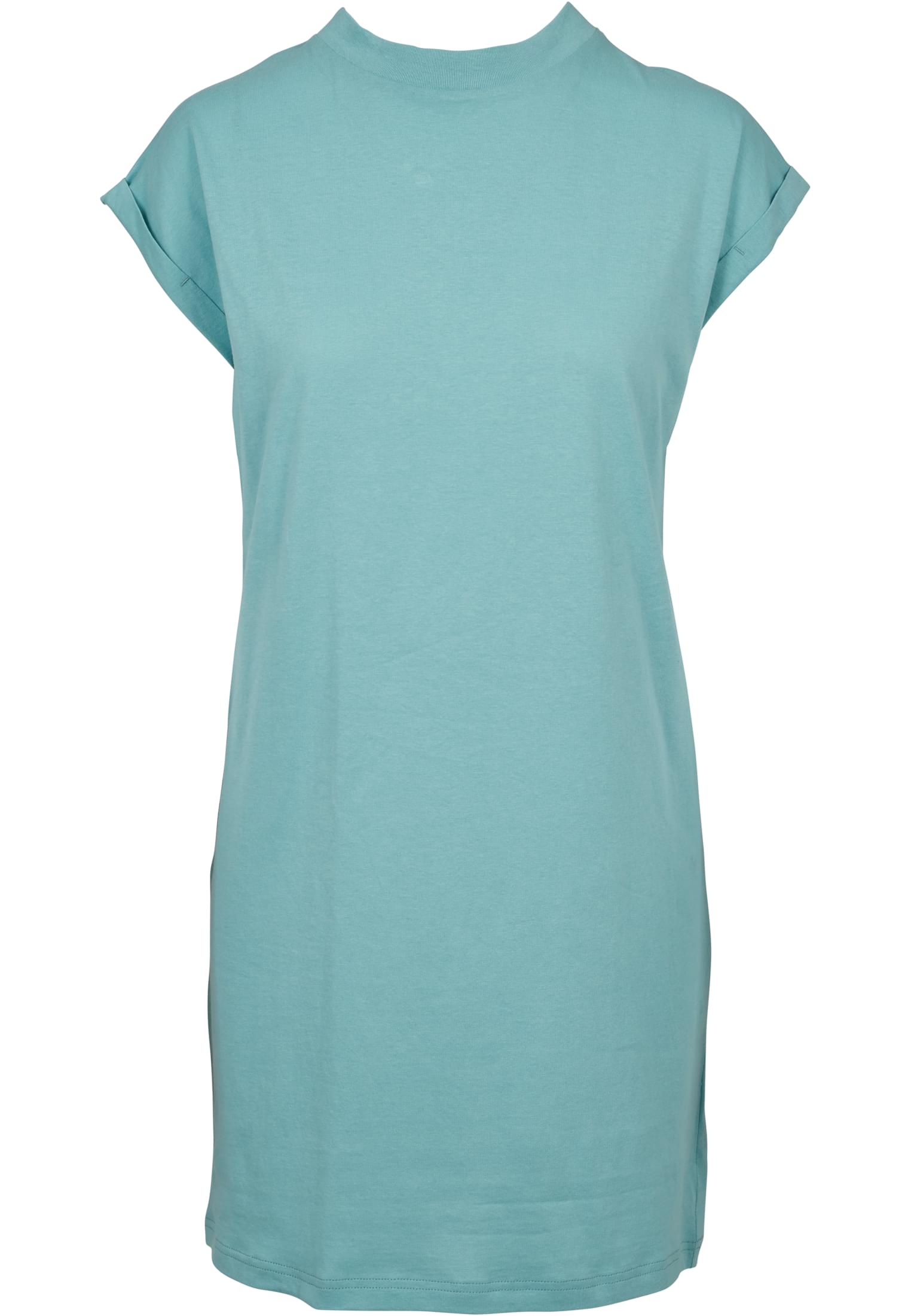 Frauen Ladies Turtle Extended Shoulder Dress in Farbe bluemint