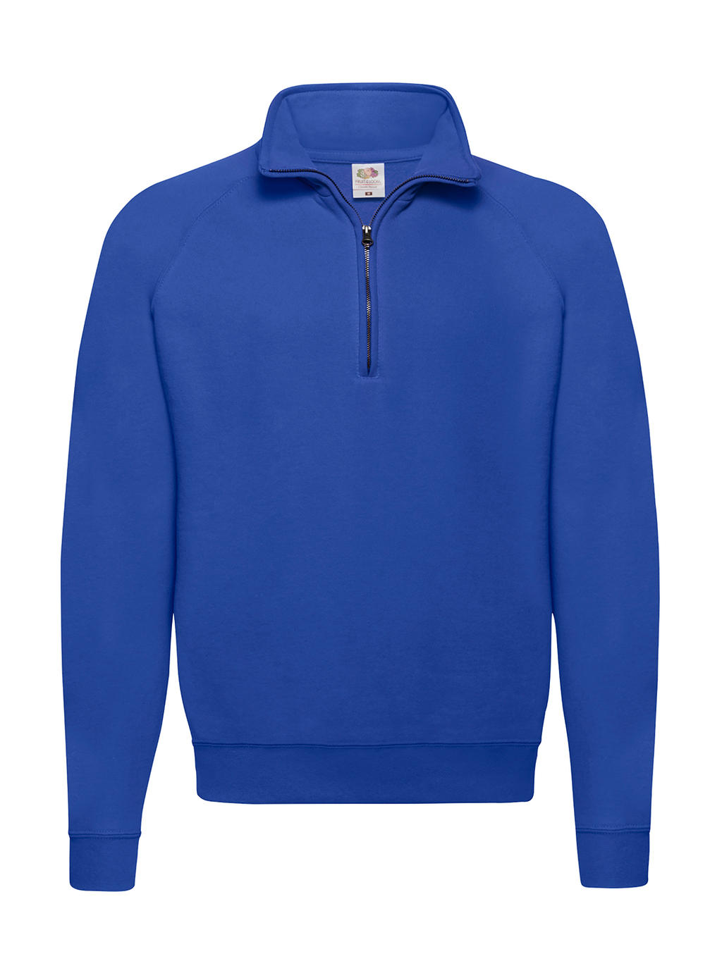  Classic Zip Neck Sweat in Farbe Royal Blue