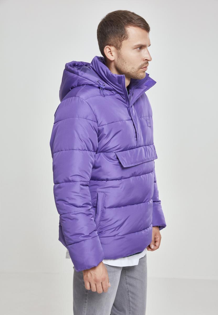 Winter Jacken Pull Over Puffer Jacket in Farbe ultraviolet