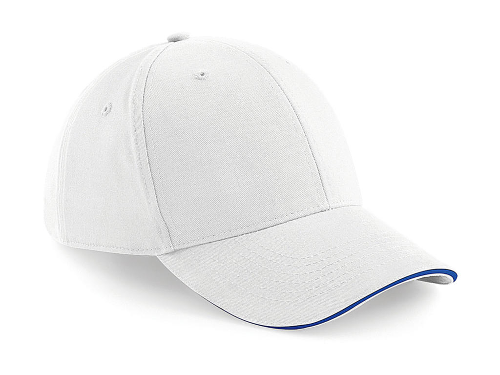  Athleisure 6 Panel Cap in Farbe White/Bright Royal