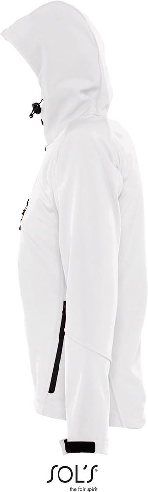 Softshell Replay Women Damen Softshell Jacke Mit Kapuze in Farbe white
