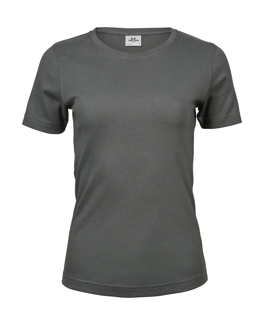  Ladies Interlock T-Shirt in Farbe Powder Grey