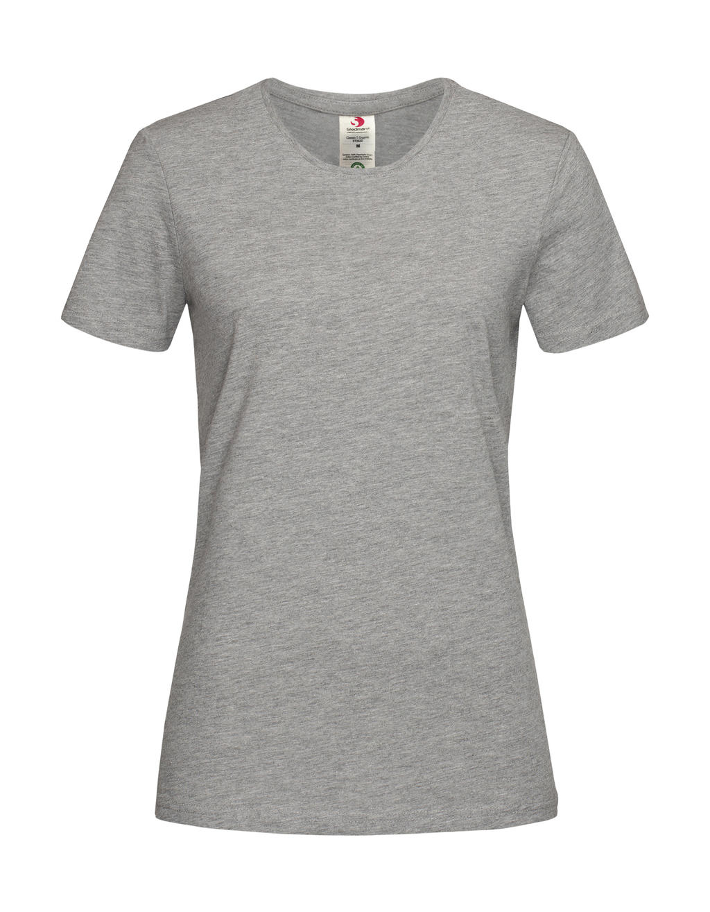 Classic-T Organic Fitted Women in Farbe Grey Heather