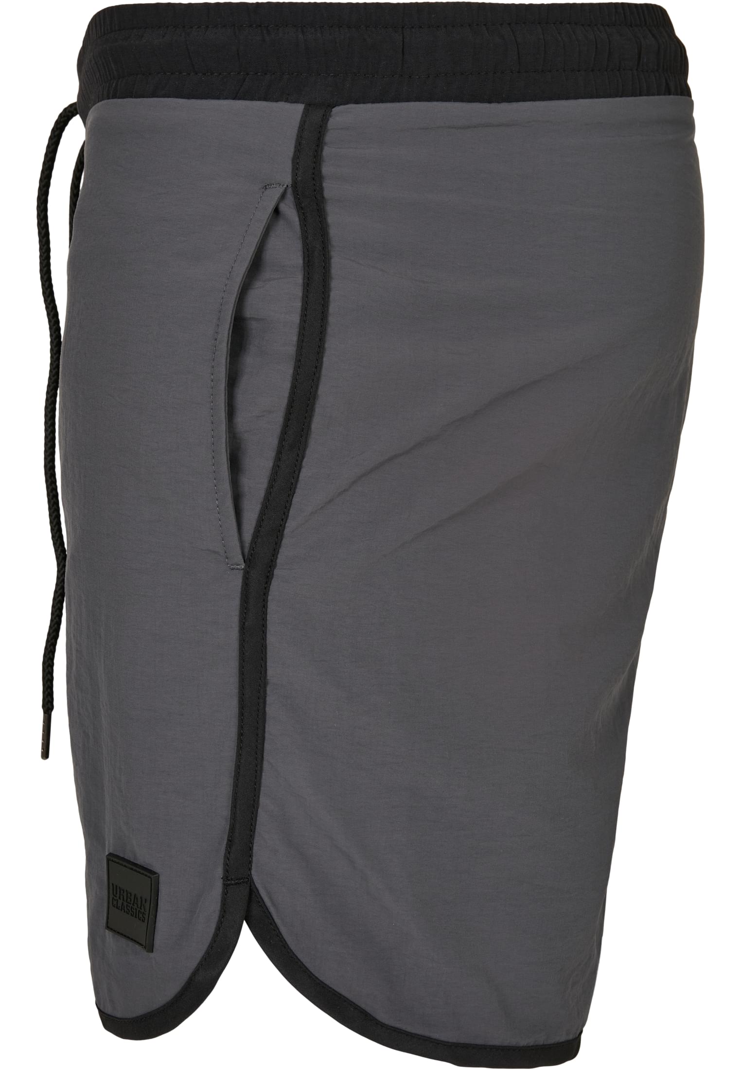 Plus Size Retro Swimshorts in Farbe black/darkshadow