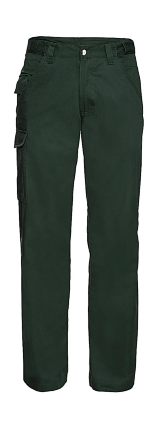  Twill Workwear Trousers length 34 in Farbe Bottle Green
