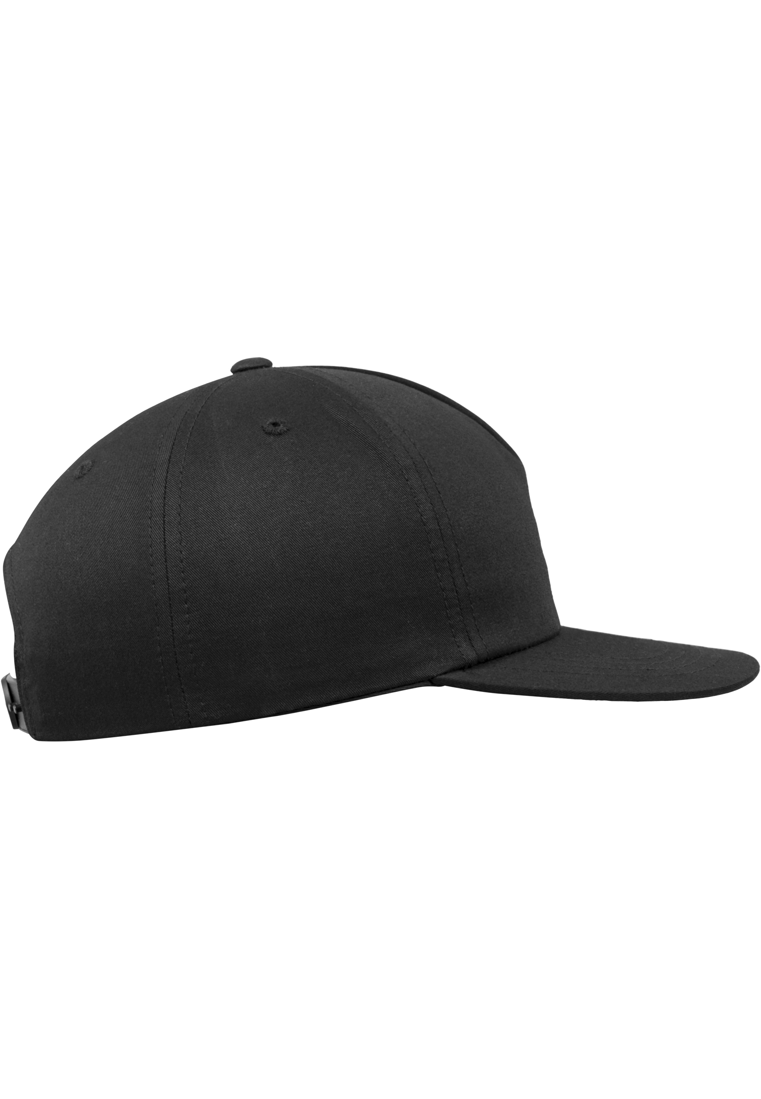 Snapback Unstructured 5-Panel Snapback in Farbe black