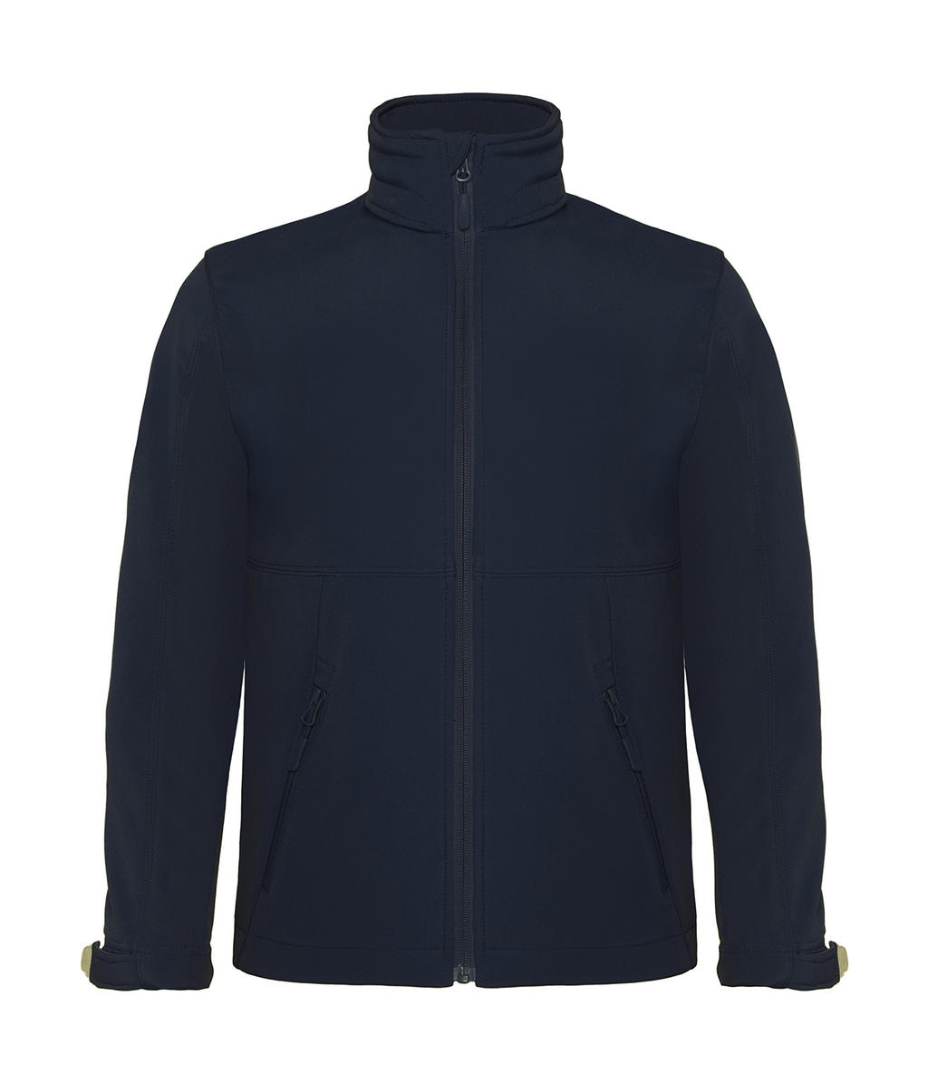  Hooded Softshell/kids in Farbe Navy