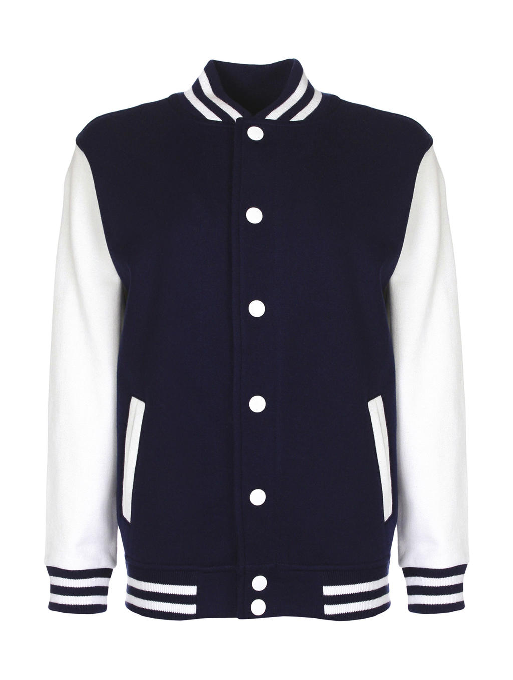 Junior Varsity Jacket in Farbe Navy/White