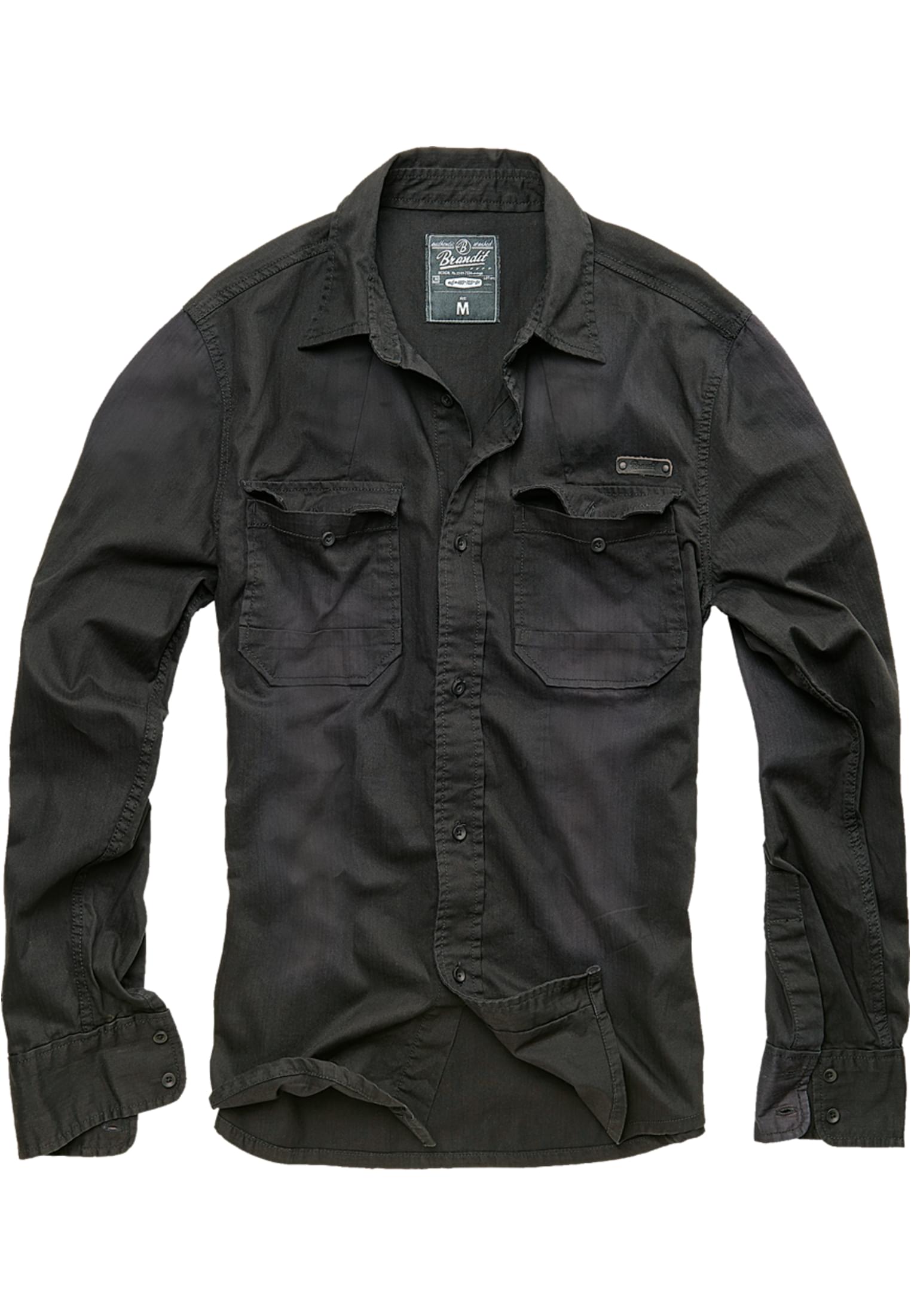 Hemden Hardee Denim Shirt in Farbe black