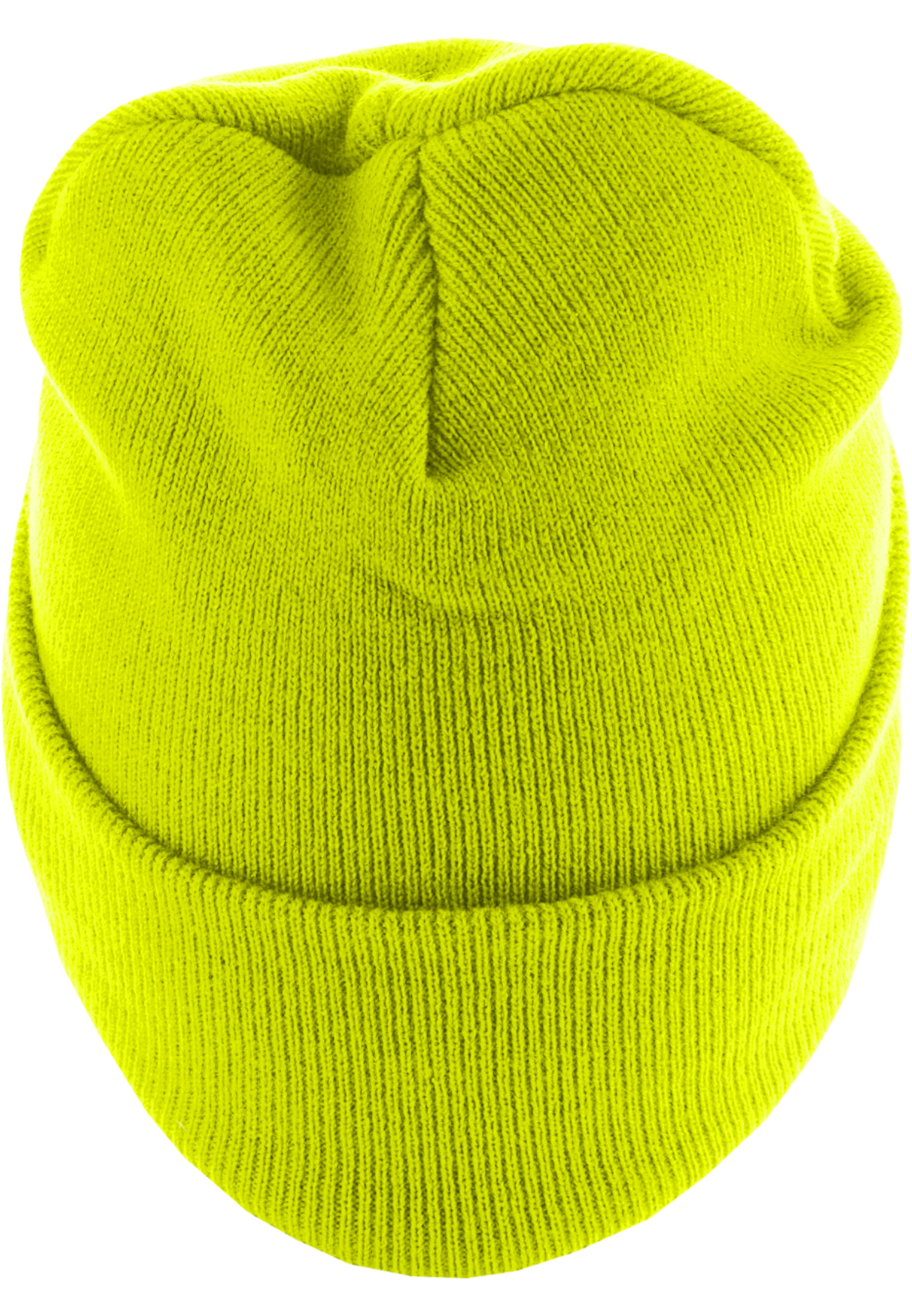 Caps & Beanies Beanie Basic Flap Long Version in Farbe neonyellow