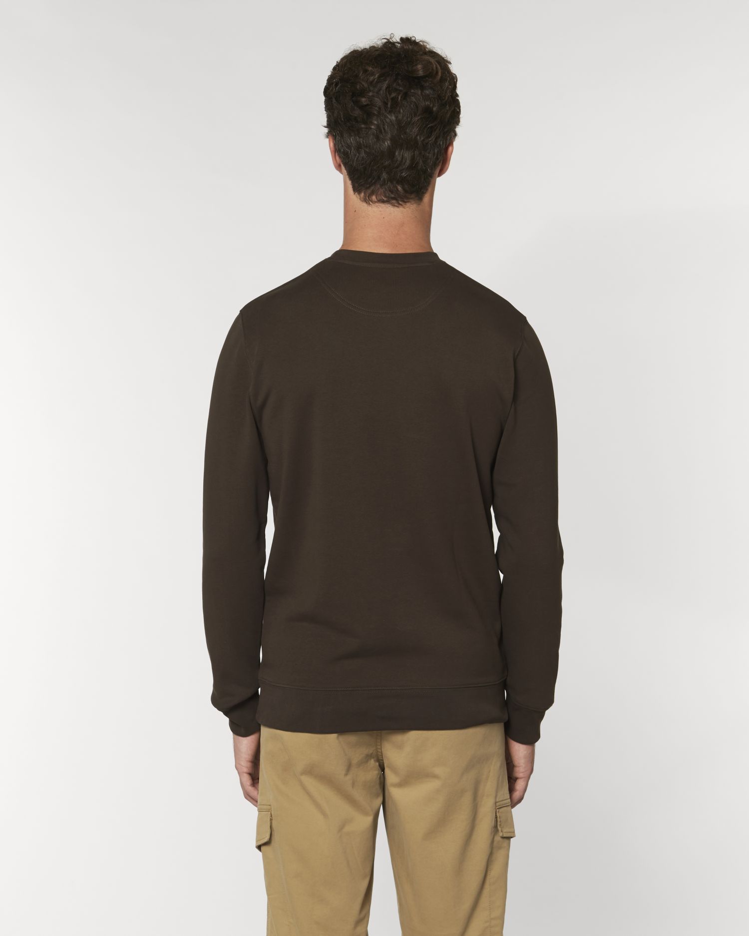 Crew neck sweatshirts Changer in Farbe Deep Chocolate